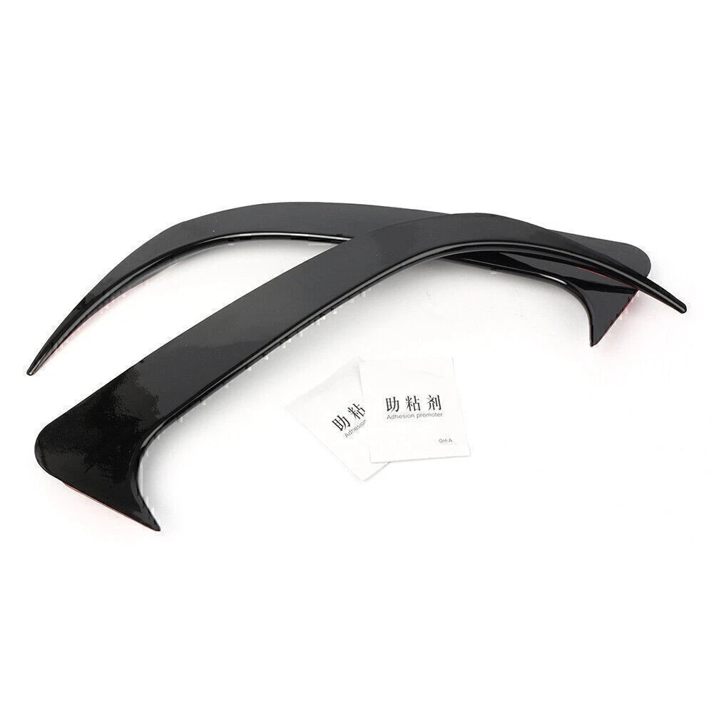 Rear Canard Air Vent Cover Trim for Benz CLA200 CLA220 CLA250 ABS Black Motor