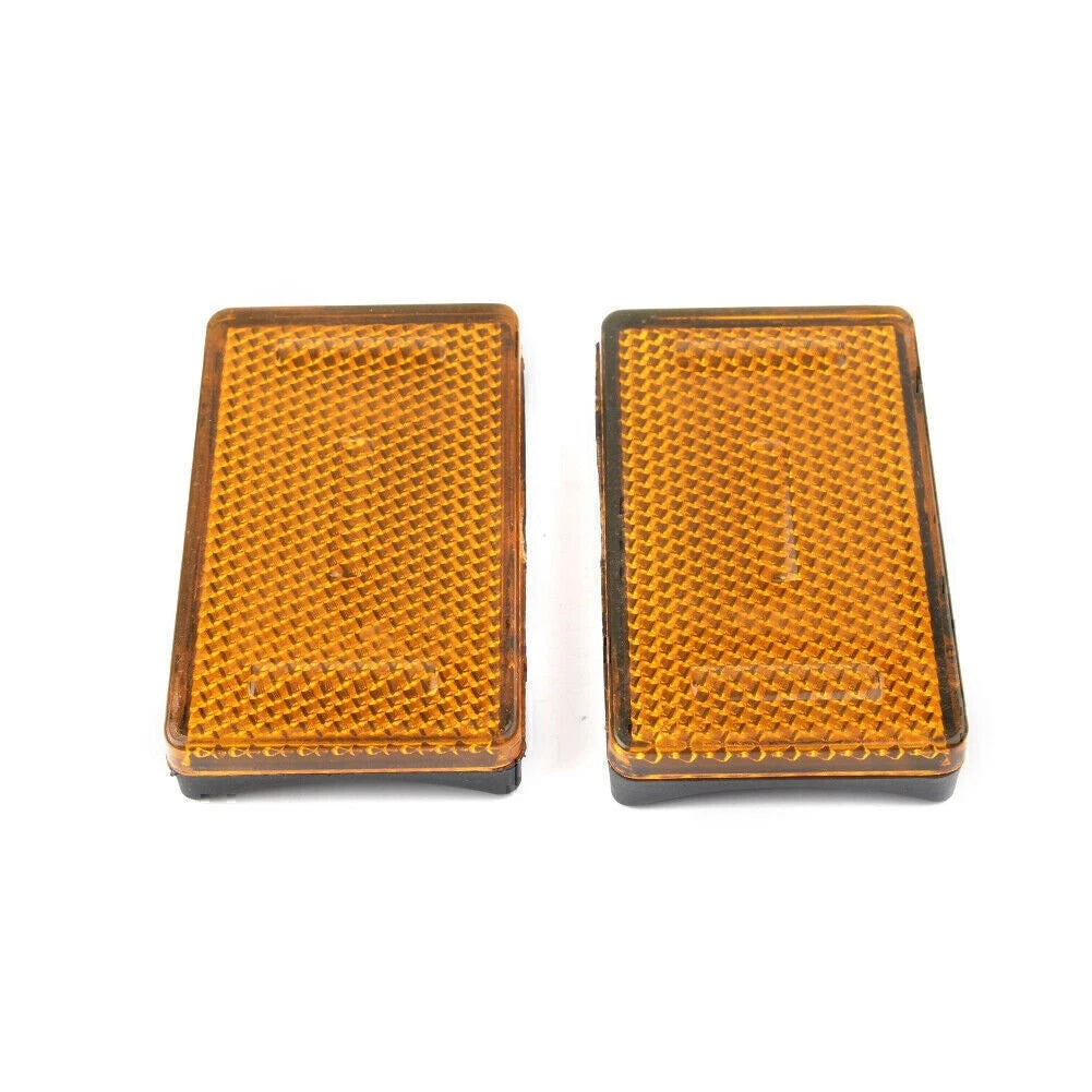 2pcs Fork Leg Reflector Cover Yellow for BMW K1200RS K1200GT R1200RT R1200GS ADV