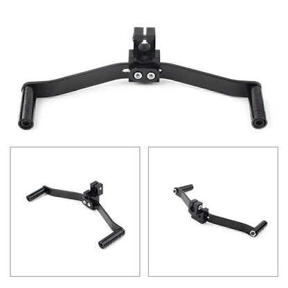 Dual Way Gear Shift Lever Footrest Pedal Shifter 21cm Black Universal Motorcycle