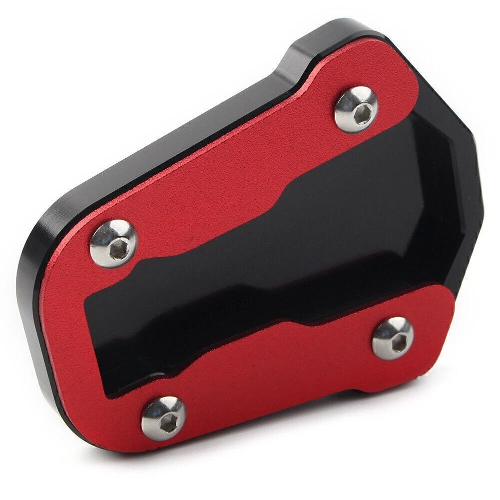 CNC Side Kickstand Enlarge Plate Pad Fit HONDA CRF300L CRF300 Rally 2021 22 Red