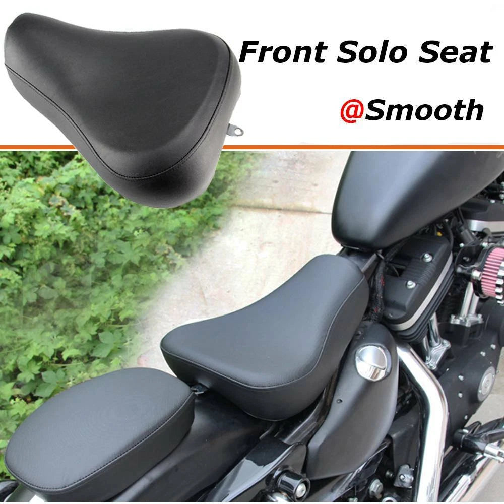 Solo Seat Front Driver Cushion For Harley Sportster Forty XL1200 XL883 1983-2003