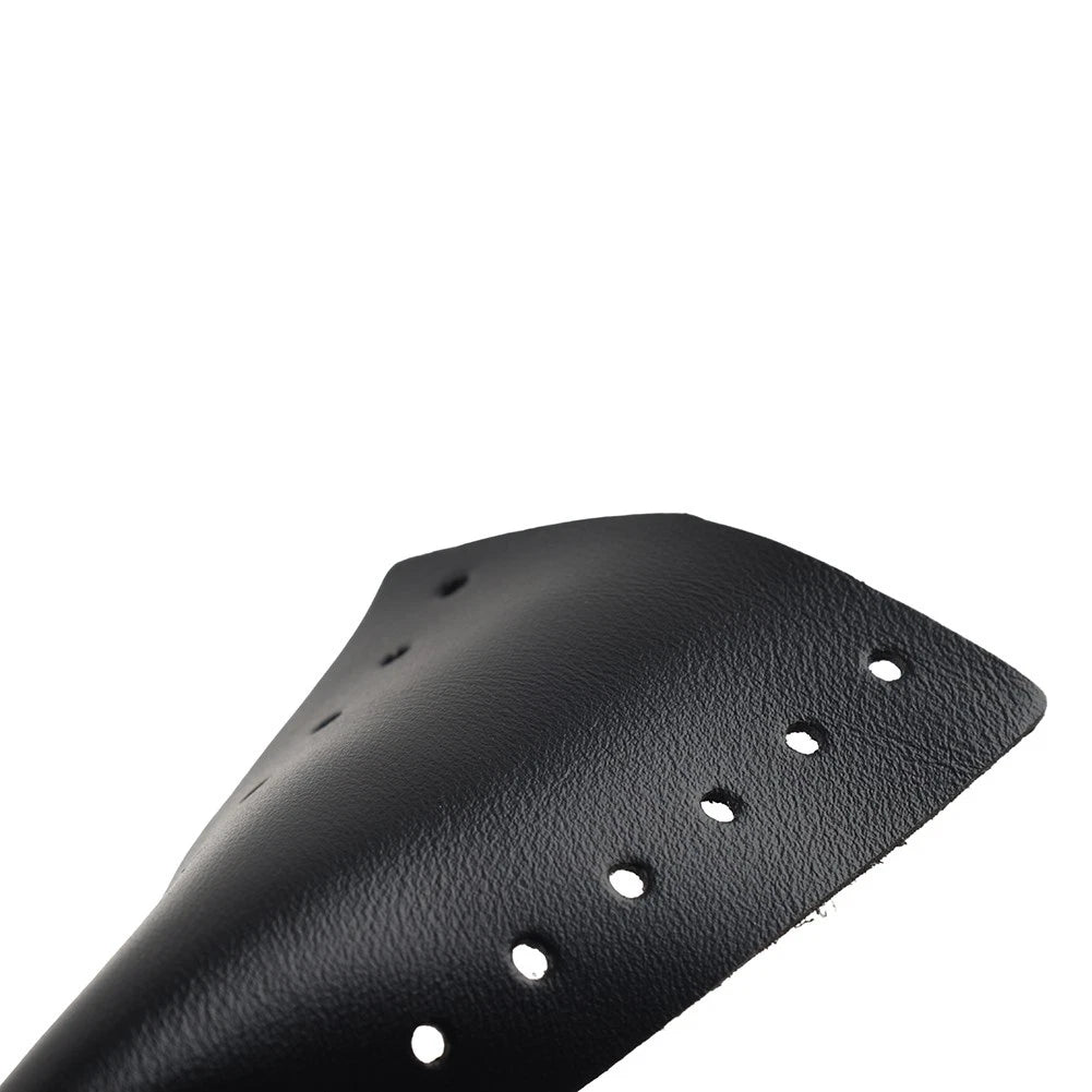 Black Motorcycle Brake Clutch Levers Cover Protector Leather Cover For Harley