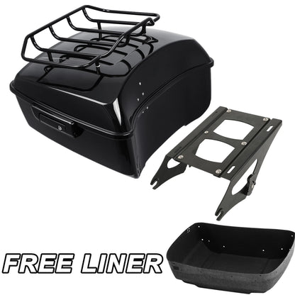 King Trunk Top Rack Mount Rack Fit Fit For Harley Road Glide 2014-2026