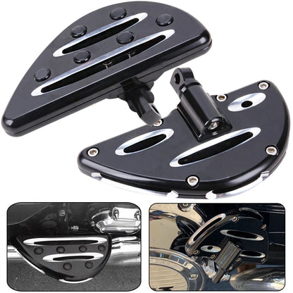 Rear Driver Passenger Floorboards Footrest Foot Pegs Footpegs For Harley Touring
