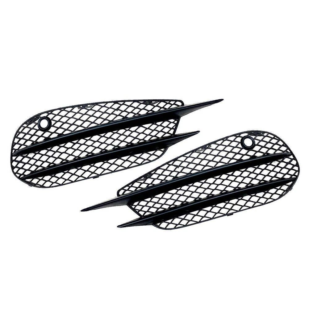 Front Bumper Fog Lamp Grille For Benz C Class W205 C180 C200 C260 2015-2018