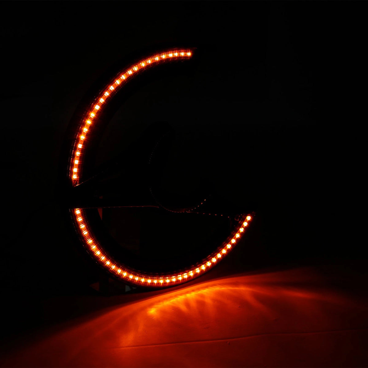 Brake Rotor Covers LED Ring Of Fire For Honda Goldwing 1800 GL1800 GL1800B 18-26