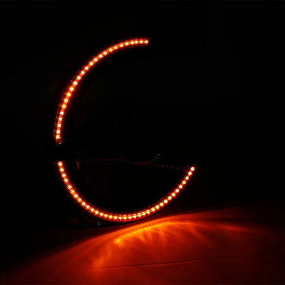 Brake Rotor Covers LED Ring Of Fire For Honda Goldwing 1800 GL1800 GL1800B 18-26