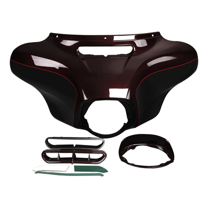 Outer Fairing For Harley Touring Street Glide 14-23 Midnight Crimson/Vivid Black