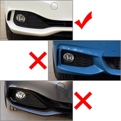 1 Pair Fog Light Bezels Fog Light Trim For BMW 428i 435i 14-16 430i 440i 17-20