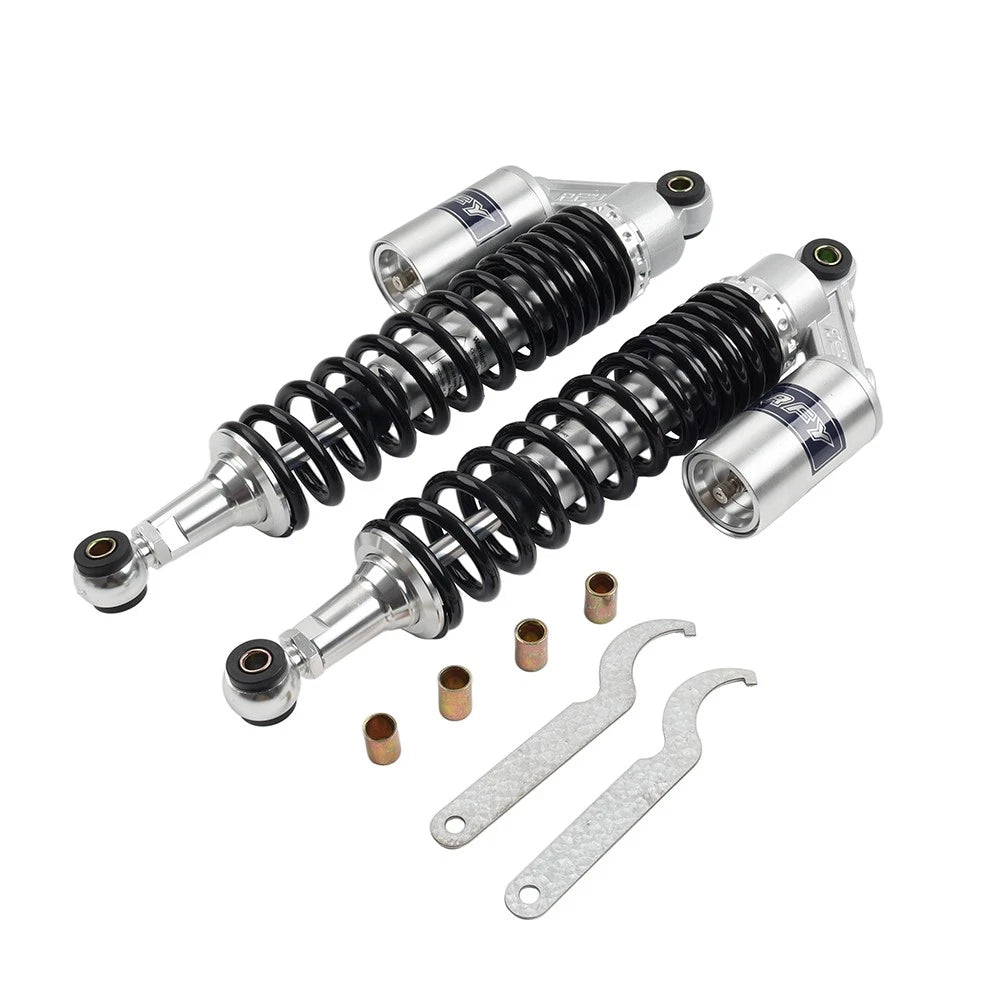 8MM Spring 375MM Rear Shock Absorber For Yamaha Banshee 350 YFZ350 1987-2006 Blk