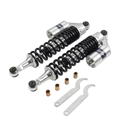 8MM Spring 375MM Rear Shock Absorber For Yamaha Banshee 350 YFZ350 1987-2006 Blk