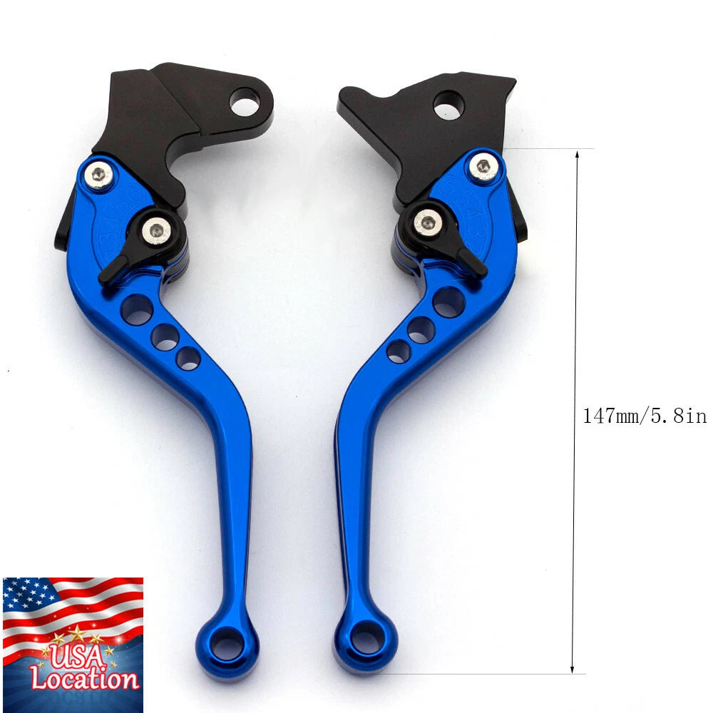 For FZ1 FAZER 2001-2005 R6S USA VERSION 2006-2009 CNC Brake Clutch Levers Grips