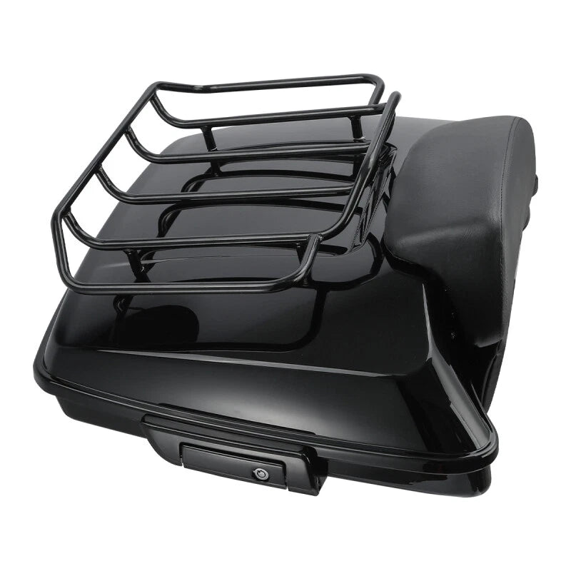 Razor Trunk Mount Rack Plate Docking Kit For Harley Electra Glide 14-26 25 Black
