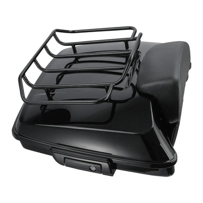 Razor Trunk Mount Rack Plate Docking Kit For Harley Electra Glide 14-26 25 Black