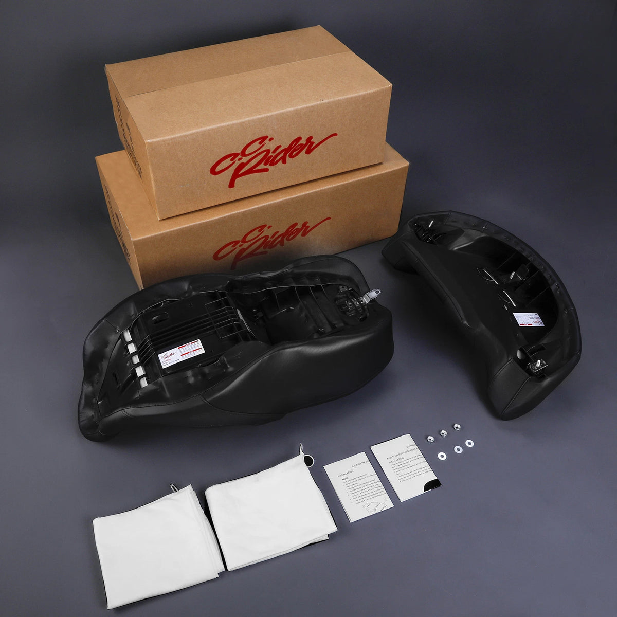 Rider Driver & Passenger Seat Fit For Harley Touring Electra Road Glide 09-23 22