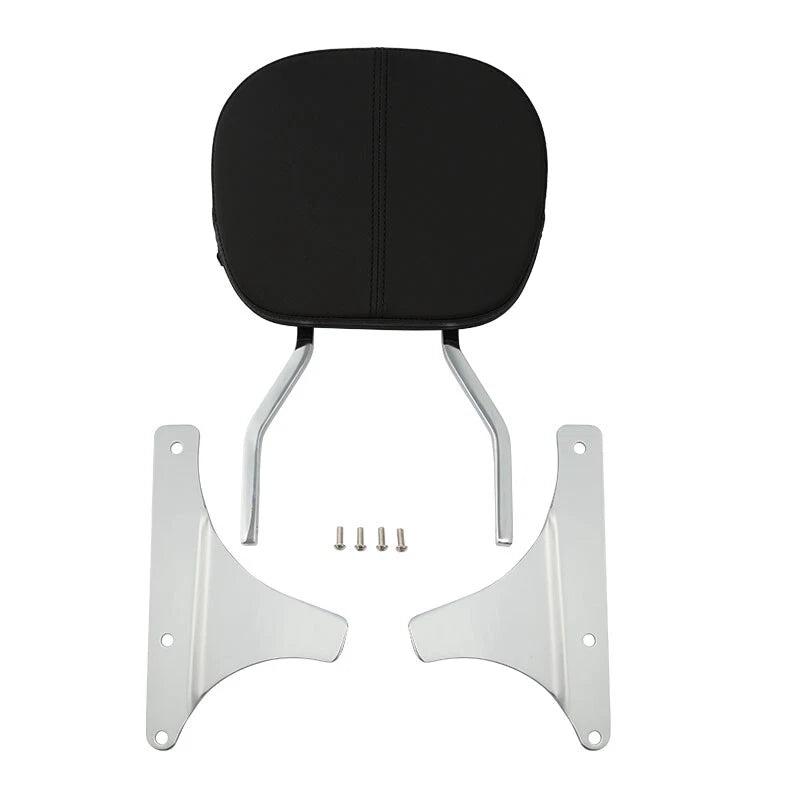 Chrome Low Backrest Sissy Bar Fit For Harley Softail FLST FLSTC FLSTNSE 84-17 US
