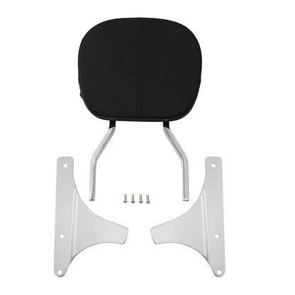 Chrome Low Backrest Sissy Bar Fit For Harley Softail FLST FLSTC FLSTNSE 84-17 US