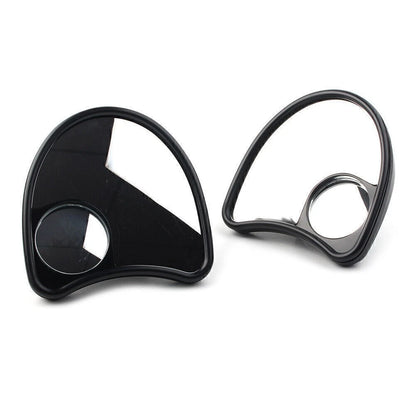Fairing Mount Mirrors Blind Spot Side Mirror Fit Harley Batwing Touring 1996-13