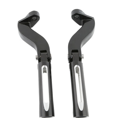 Rear Foot Pegs Peg Bracket Fit For Harley Davidson Touring Street Glide 1993-24