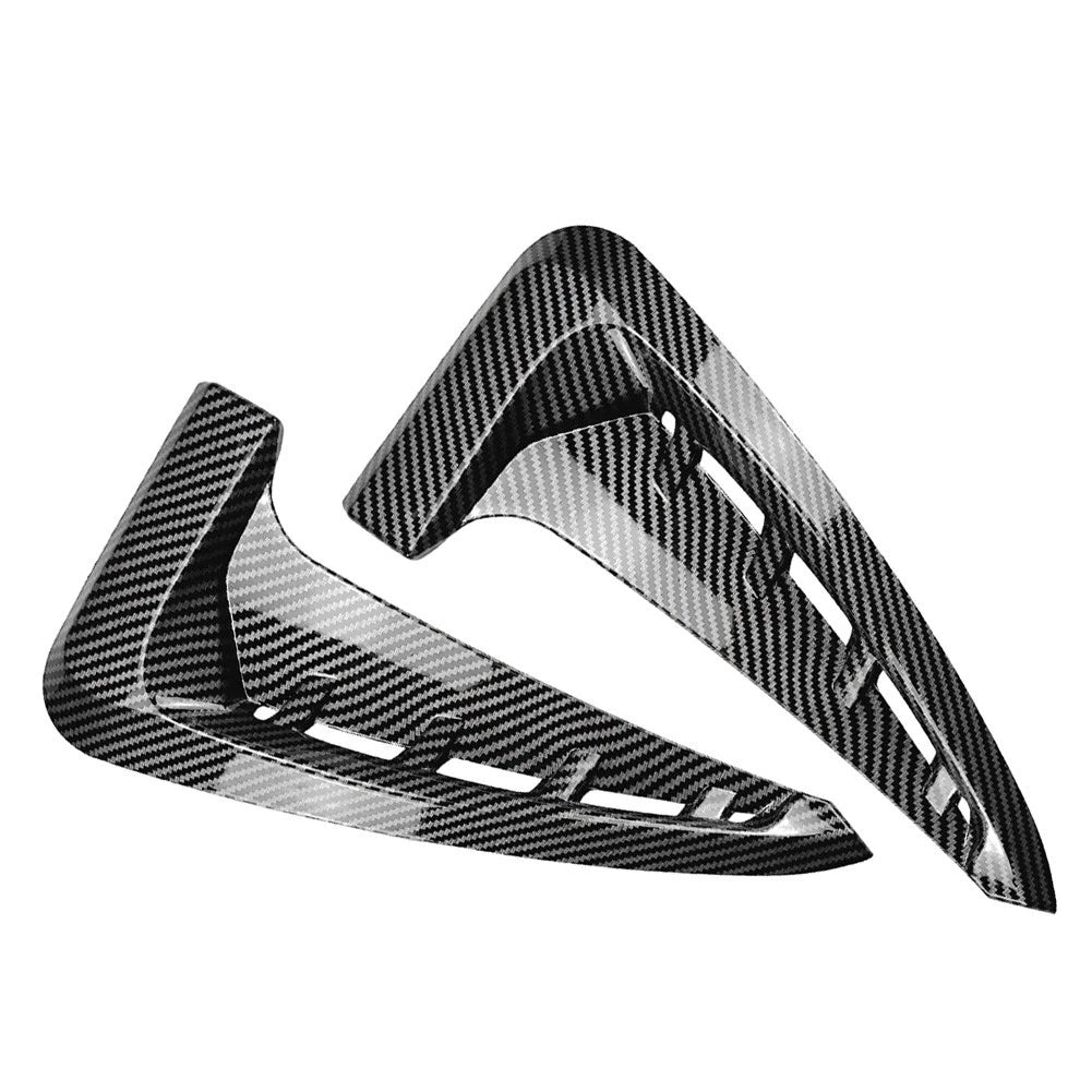 Carbon Fiber Look Front Side Fender Air Vent Trim For BMW X5 F15 M Sport 14-18