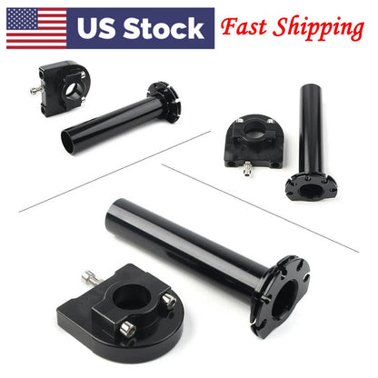 Throttle Tube 7/8" 22MM CNC Twist Handle Bar Accelerator Hand Grips Universal US
