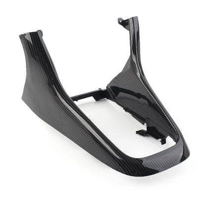 1x Front Console Cover Surround Trim For VW Golf MK6 2009-14 Carbon Fiber Black