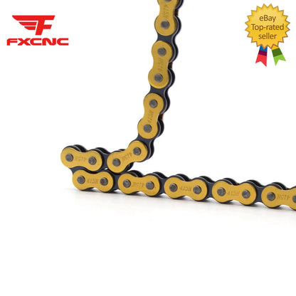 415H Motorcycle Chain 49cc 50cc 60cc 66cc 80cc Motorized 110 Links Steel 1pcs