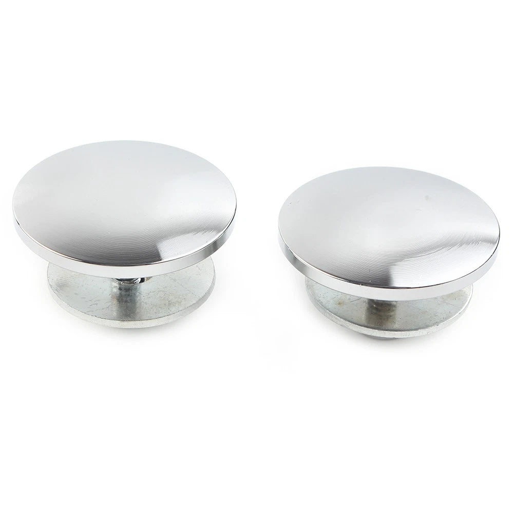 Fit Harley Batwing Street Glide Electra Glide Inner Fairing Mirror Plugs Chrome