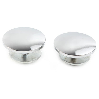 Fit Harley Batwing Street Glide Electra Glide Inner Fairing Mirror Plugs Chrome