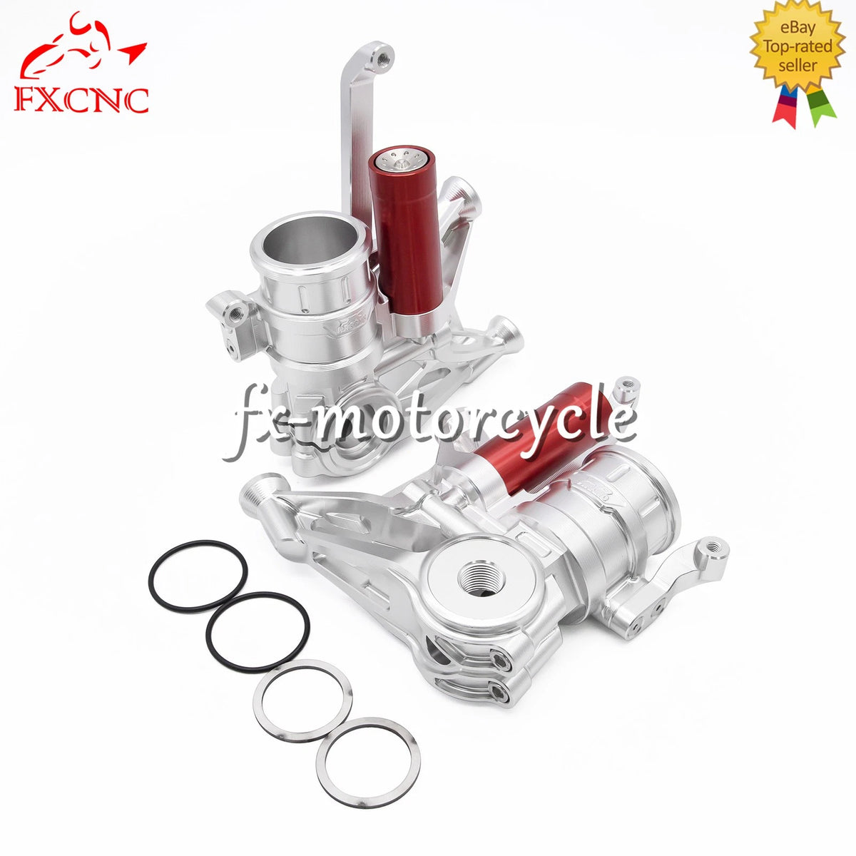 For Honda XADV750 2017-2026 Red Absorber Lower Shock Mount Support Base Aluminum