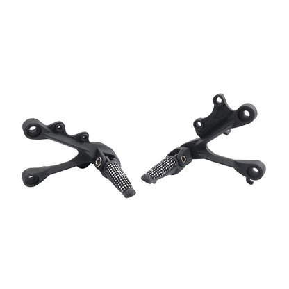 Front Driver Footpeg Footrest Bracket Kit For Kawasaki Ninja ZX6R ZX636 2009-24