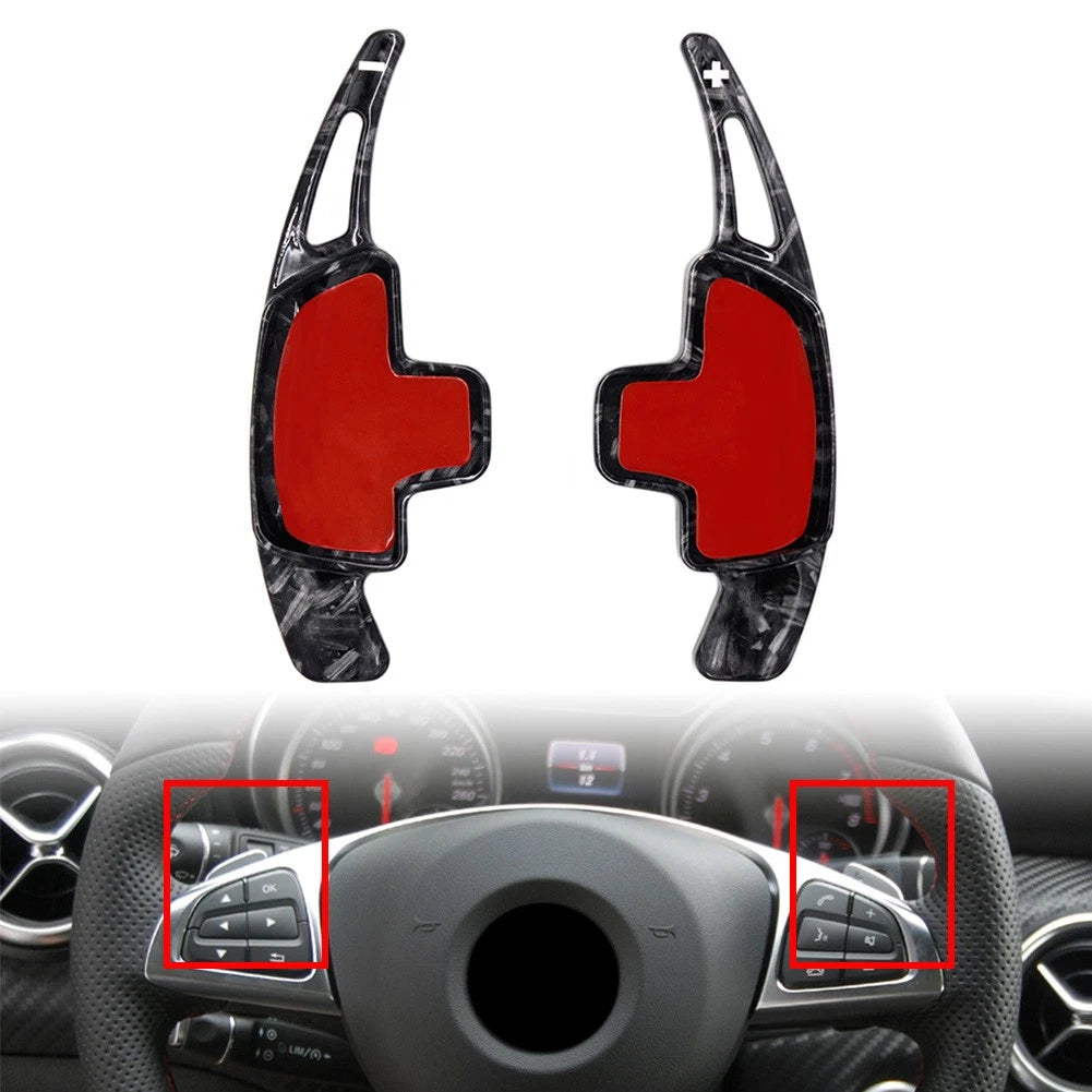 Pair Steering Wheel Shift Paddle Extension For Mercedes-Benz A/B/C/E/S/G/V-Class