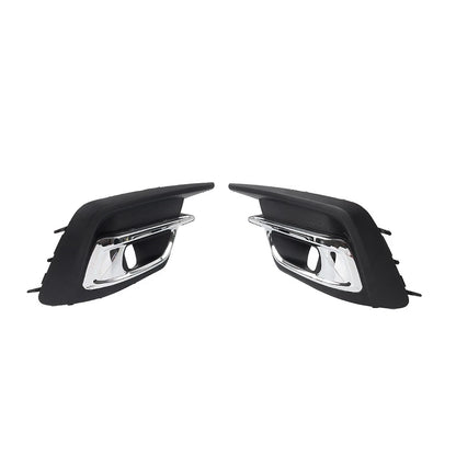 1 Pair Front Bumper Fog Light Bezel Cover For Subaru Legacy 2.5i 2018-2019
