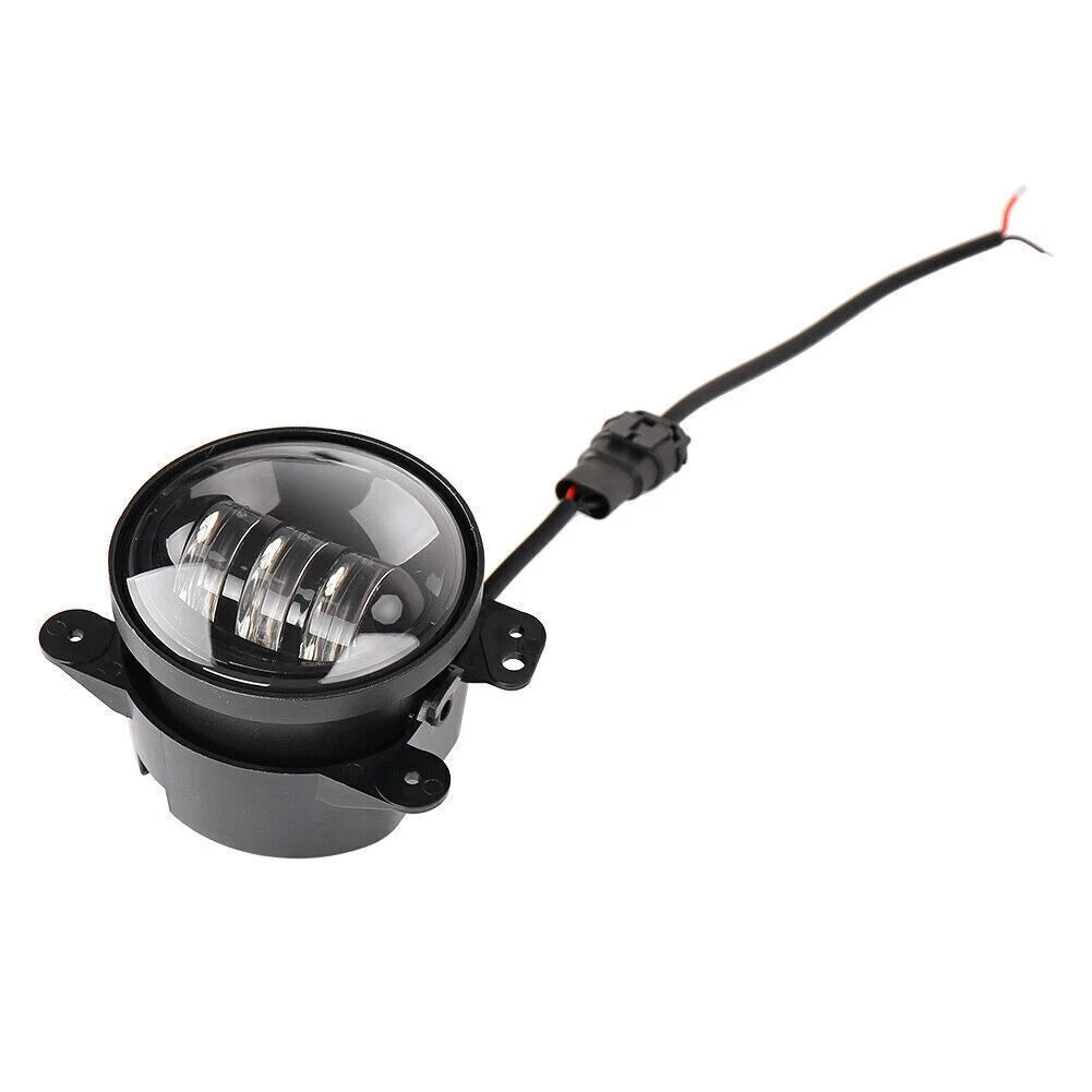 4" 30W LED Round Fog Light Driving White Lamp fit Jeep Wrangler Dodge Charger