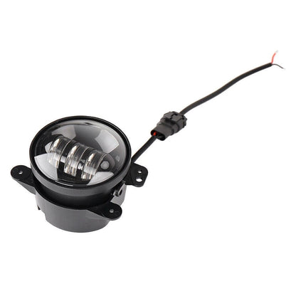 4" 30W LED Round Fog Light Driving White Lamp fit Jeep Wrangler Dodge Charger