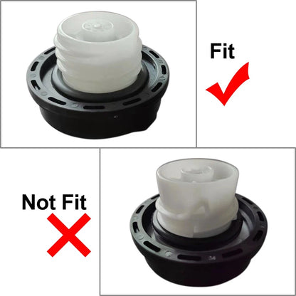 Screw Thread Locking Gas Fuel Cap W/2 KEY Fit Chrysler Jeep Dodge 2001-2016 2015