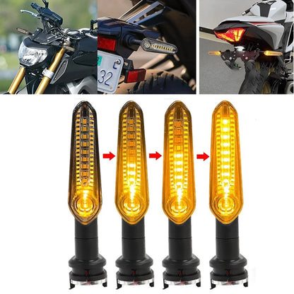 Front & Rear LED Turn Signal Indicator Lamp For Yamaha MT03/07/09 Tracer XSR 700