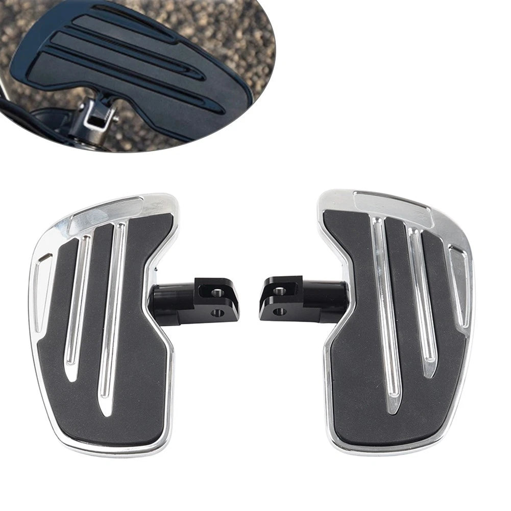 Front Rider Footboards Footpegs Pedals For Honda Gold Wing GL1800 2001-2024