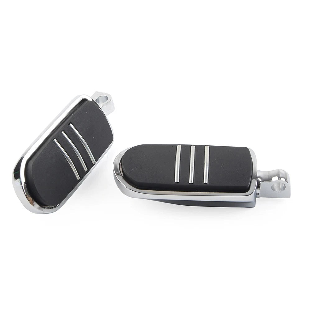 US 32mm 1.25" Male Foot pegs Footrest Pedal For Harley Iron XL 883 1200 Chrome
