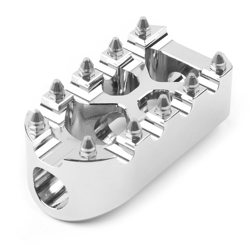 Anti-Skid Gear Brake Shift Peg Pedals MX Style Universal Chrome For Harley USA