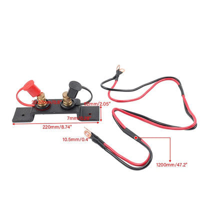 Battery Jump Post Remote Battery Terminal Relocation Kit for Polaris RZR PRO XP