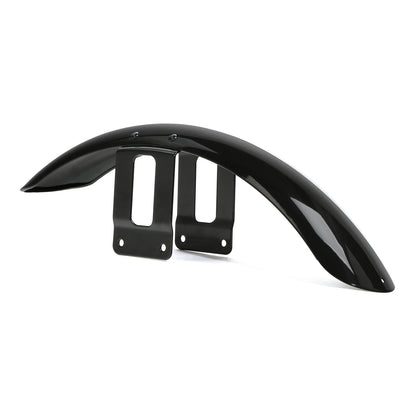 Vivid Black Front & Rear Fender Fit For Harley Sportster 1200 883 XL883 Custom