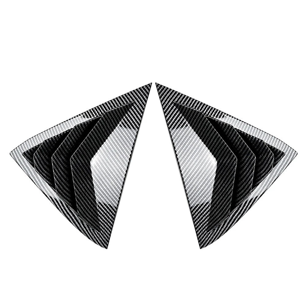 Carbon Look Rear Louver Shutter Cover For Ford Fiesta MK7 MK7.5 Hatchback 08-17