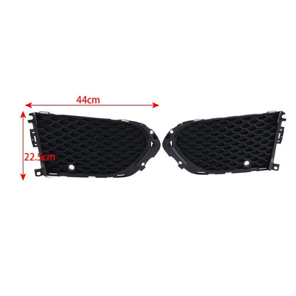 Right Closed Mesh Front Bumper Fog Light Grille With PDC Fit Jaguar F-Pace 16-20