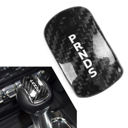 Gear Shift Knob Cover Head Trim Fit Fitd Mustang 2015 2016 2017-2023 Black