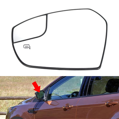 Left Side Mirror Glass Heated Mirror Glass For Ford Escape 2017-2019