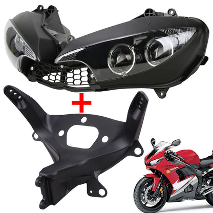 Front Headlight & Fairing Stay Bracket Fit For Yamaha YZF R6 03-05 YZF R6S 06-09