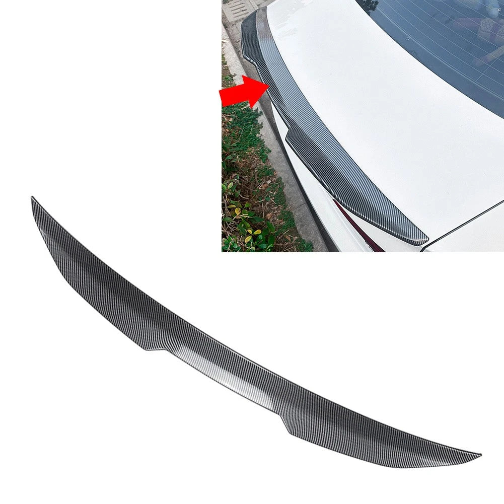 Carbon Fiber Rear Trunk Spoiler Wing For Audi A4 B9 S4 B9 Sedan 2017-2024