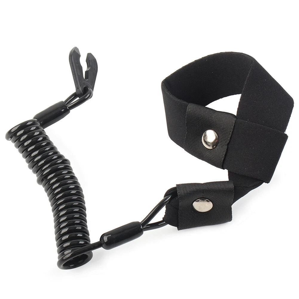 Stop Kill Key Floating Safety Wrist Lanyard Black Fit Yamaha Jet Ski Wave Runner