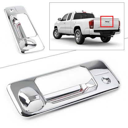 Car Auto Rear Door Bowl Handle Cover Trim ABS Chrome Fit Toyota Tacoma 2015-2023